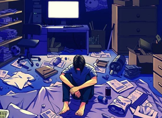 Hikikomori, also known as acute social withdrawal, is total withdrawal from society and seeking extreme degrees of social isolation and confinement.