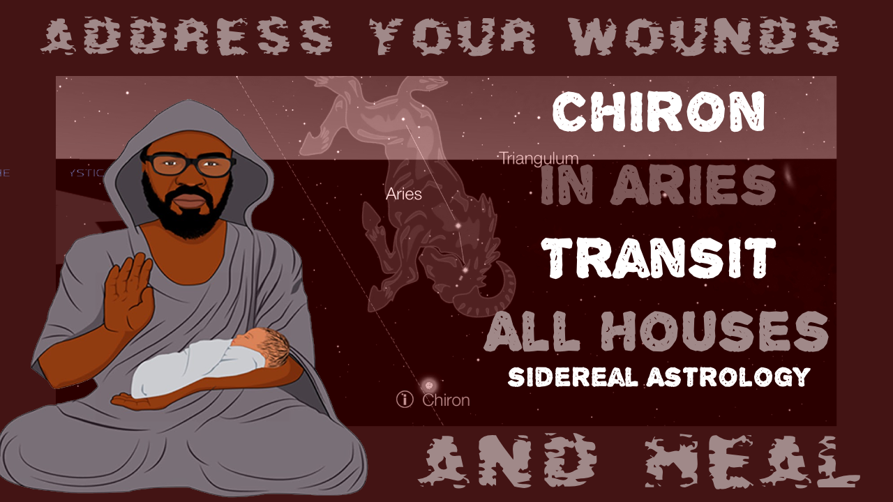 Chiron in Aries through the Houses